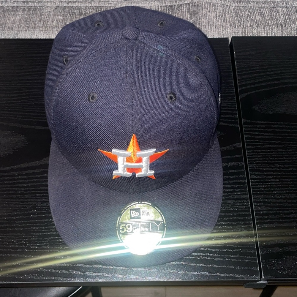 Houston astros fitted hat 7 1/8